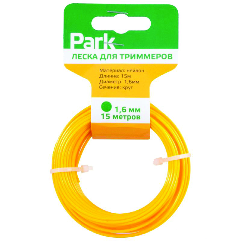 Леска для триммера 1,6 мм 15 м (1/70) "park"