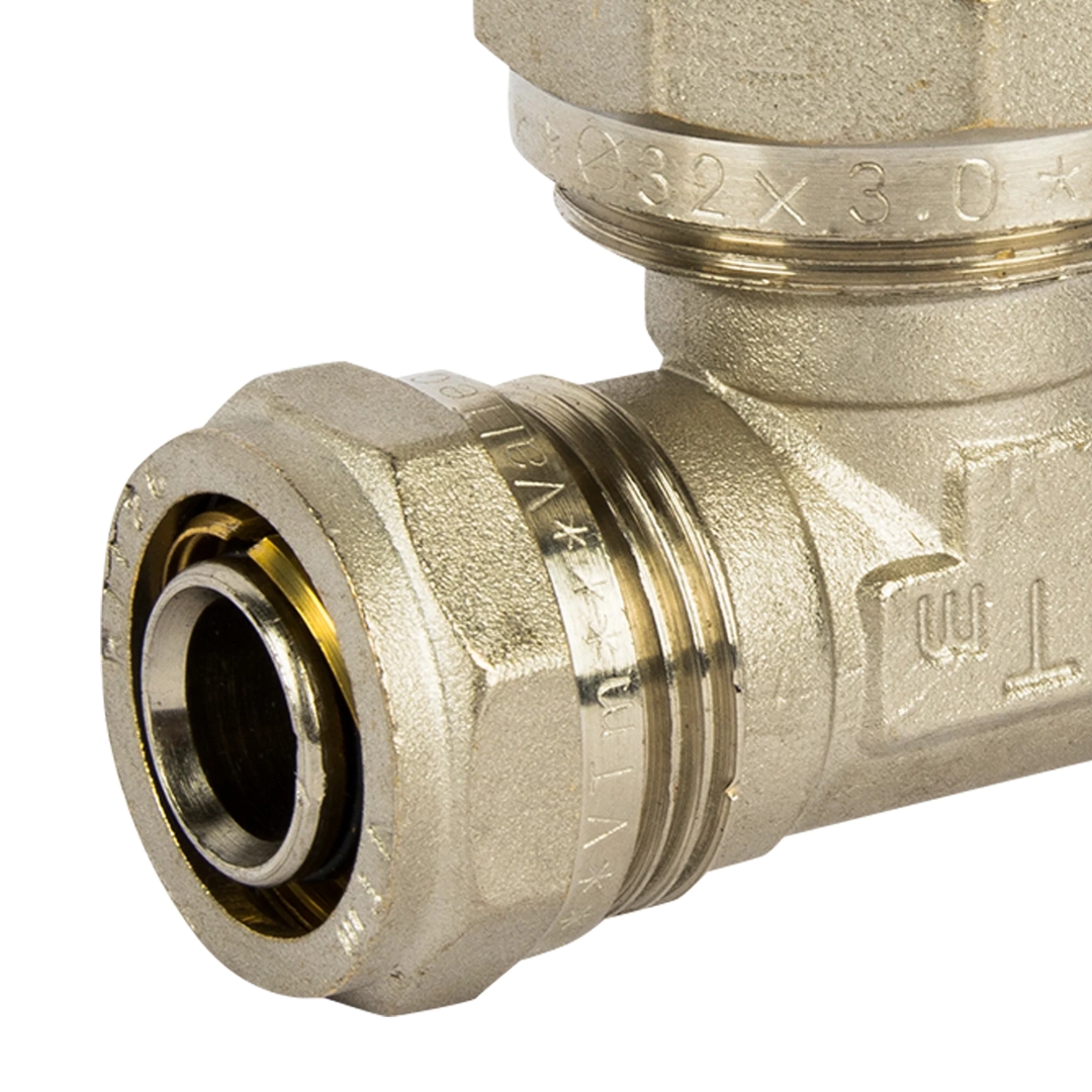 Тройник обжимной для металлополимерных труб 26 х 32 х 26 мм VALTEC