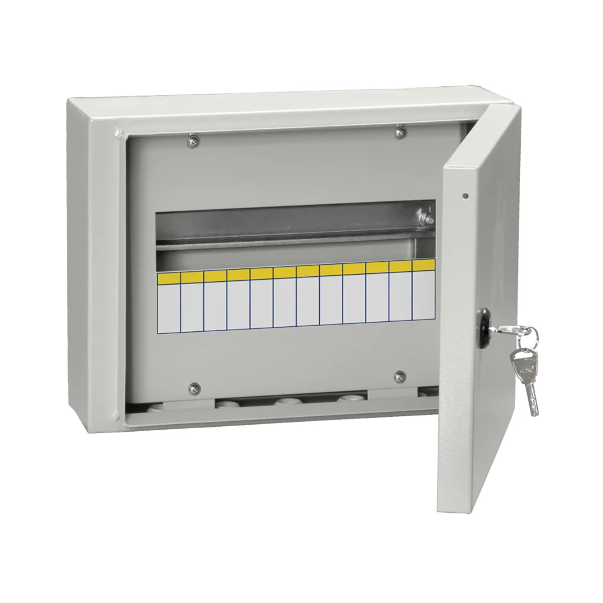 Щиток распределительный навесной "titan 3" щрн-12 ip54, 12 модулей, металл. 240*330*120 мм (1) "iek"