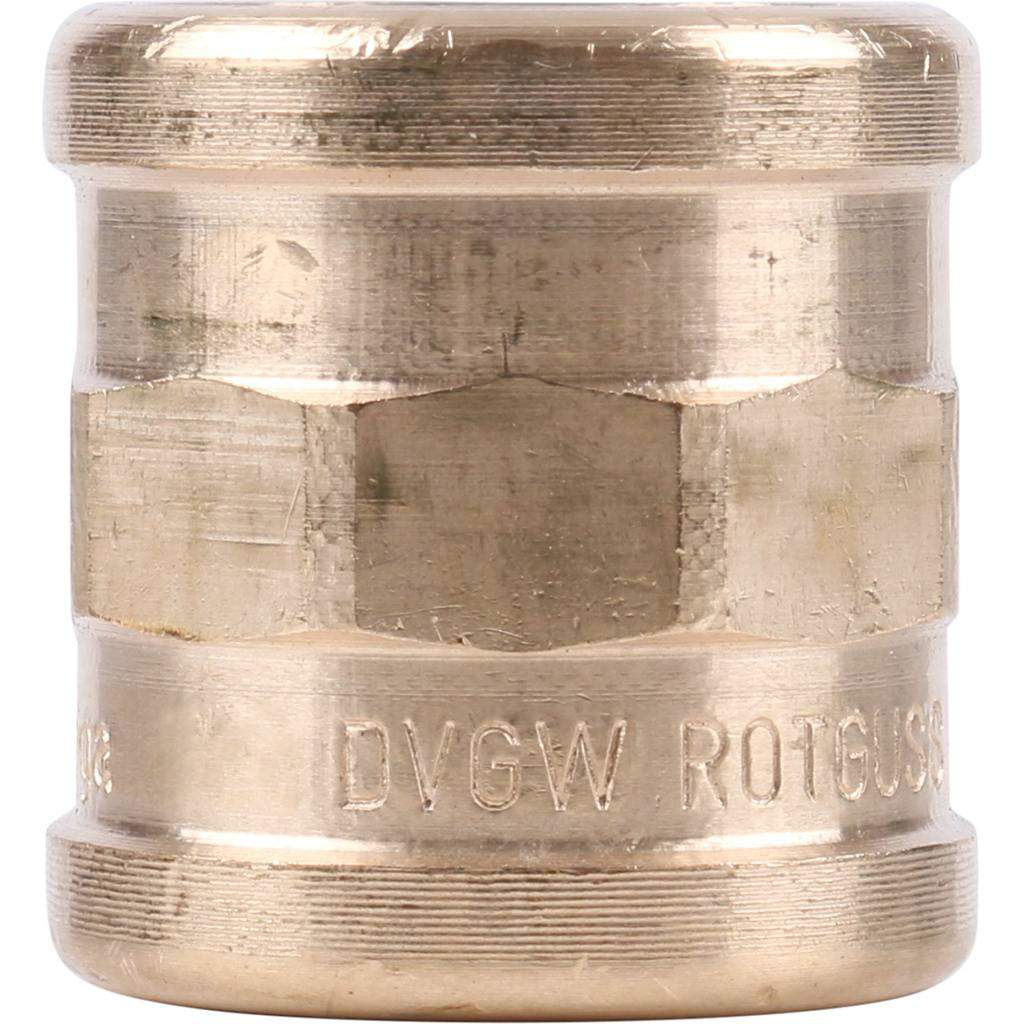 Муфта резьбовая (ВР) 1/2" бронза VIEGA (266585)