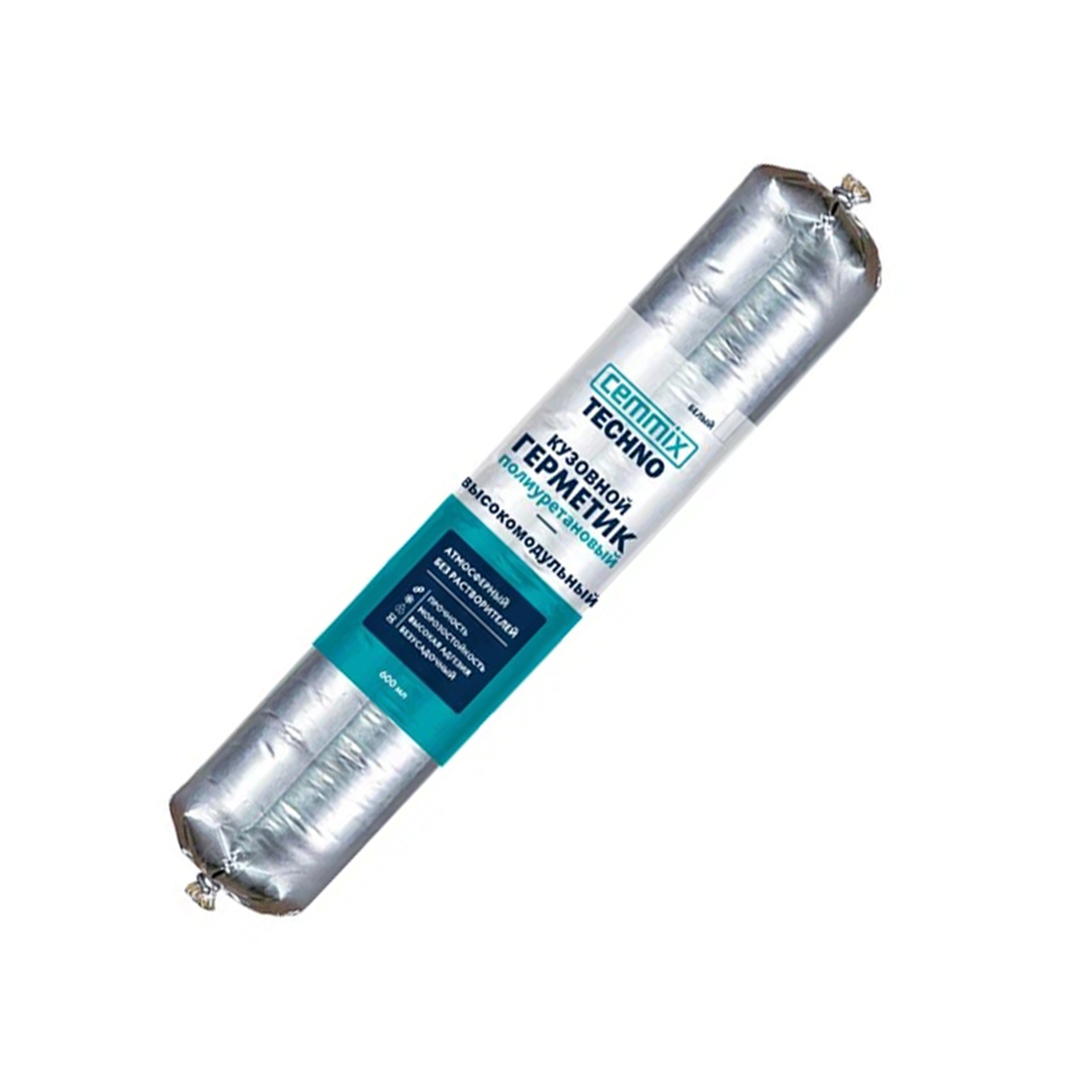 Герметик полиуретановый кузовной 600 мл белый (17) "cemmix"