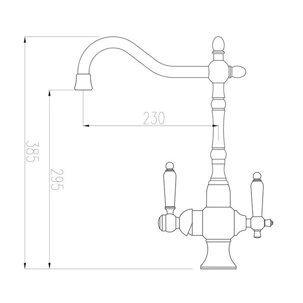 Смеситель для кухни с подключ. к фильтру питьев. воды zr 336 yf-50 br "zorg"