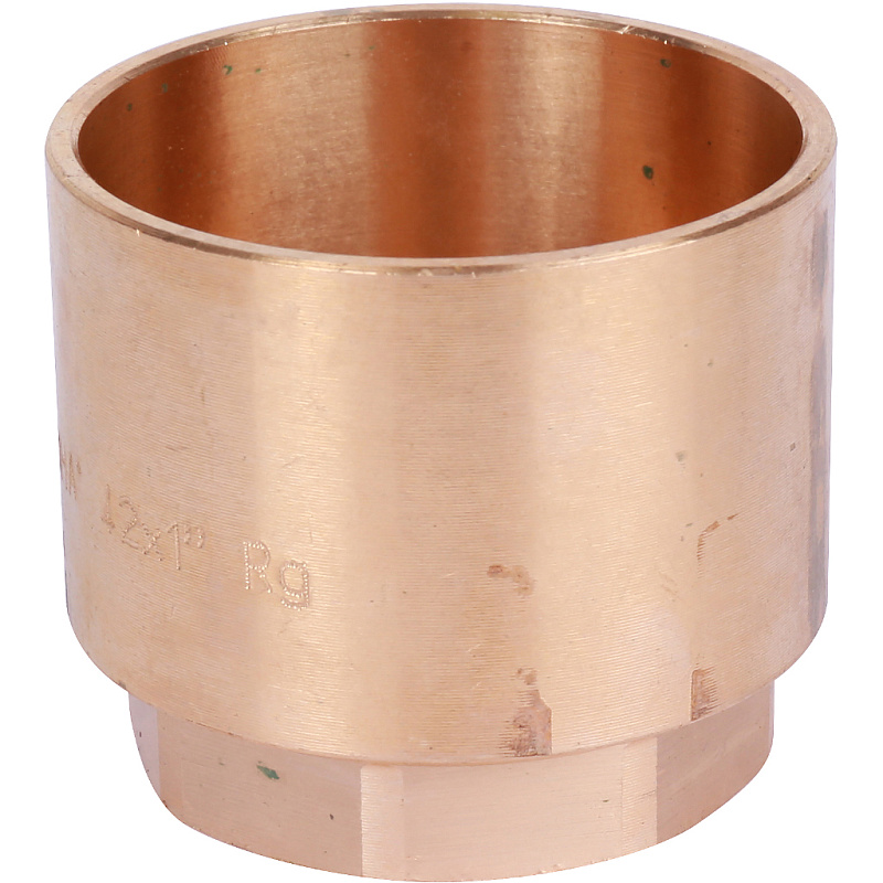 Муфта 42х1" переходная (ВР) под пайку с внутренней резьбой SANHA бронзовая 14270421