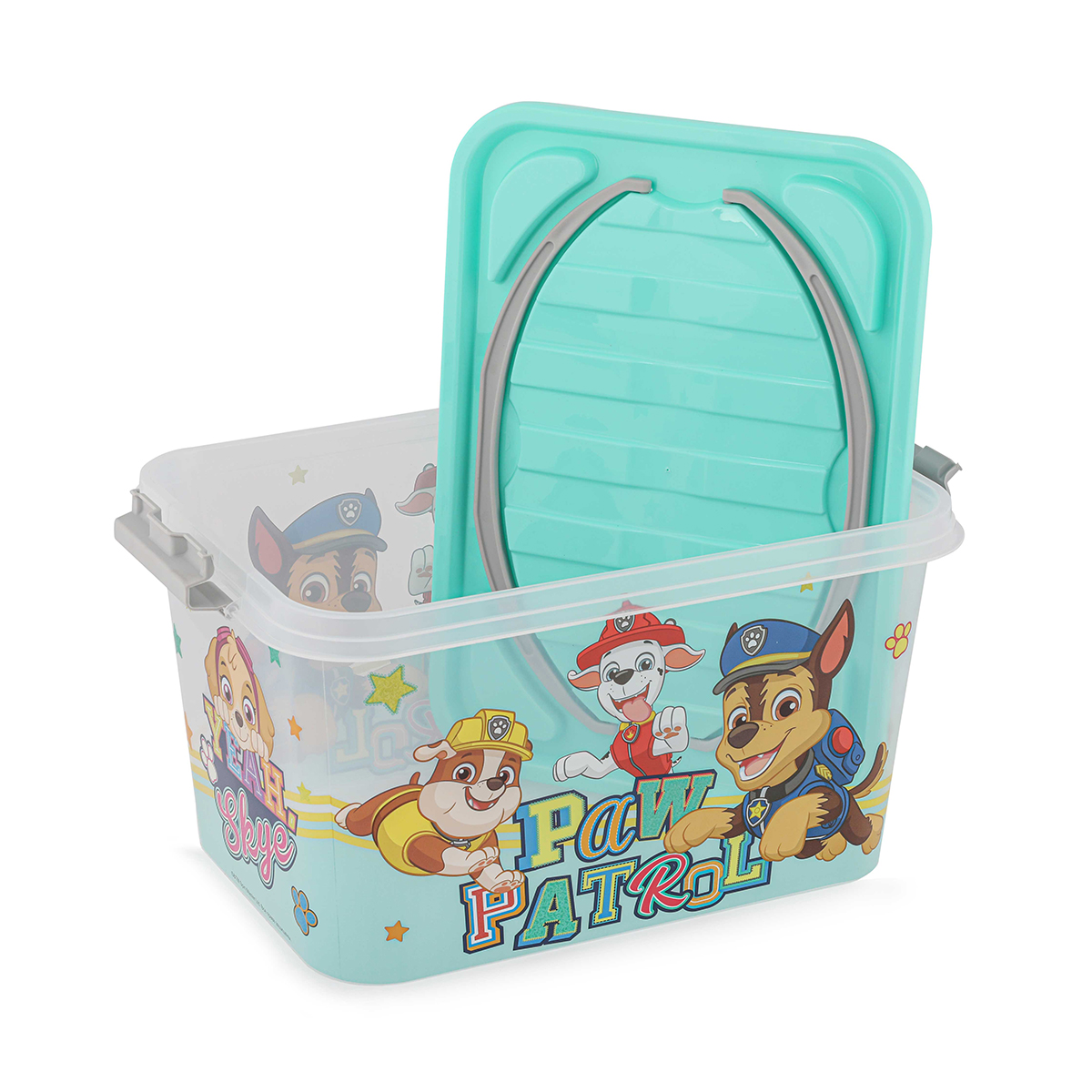 Контейнер "щенячий патруль" 15 л прямоуг. с крышкой (1/8) "альтернатива"  м8146