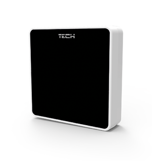 Беспроводной комнатный датчик TECH C-8r, черный -20...+50 С