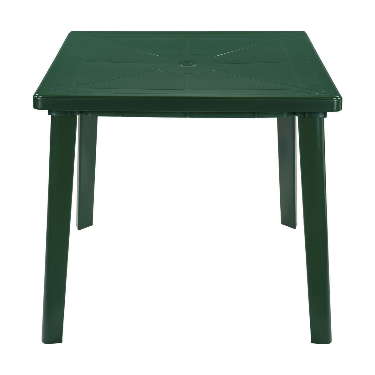 Стол пласт. квадрат. 80*80*71 см (болотный) (1) "стандарт пластик"