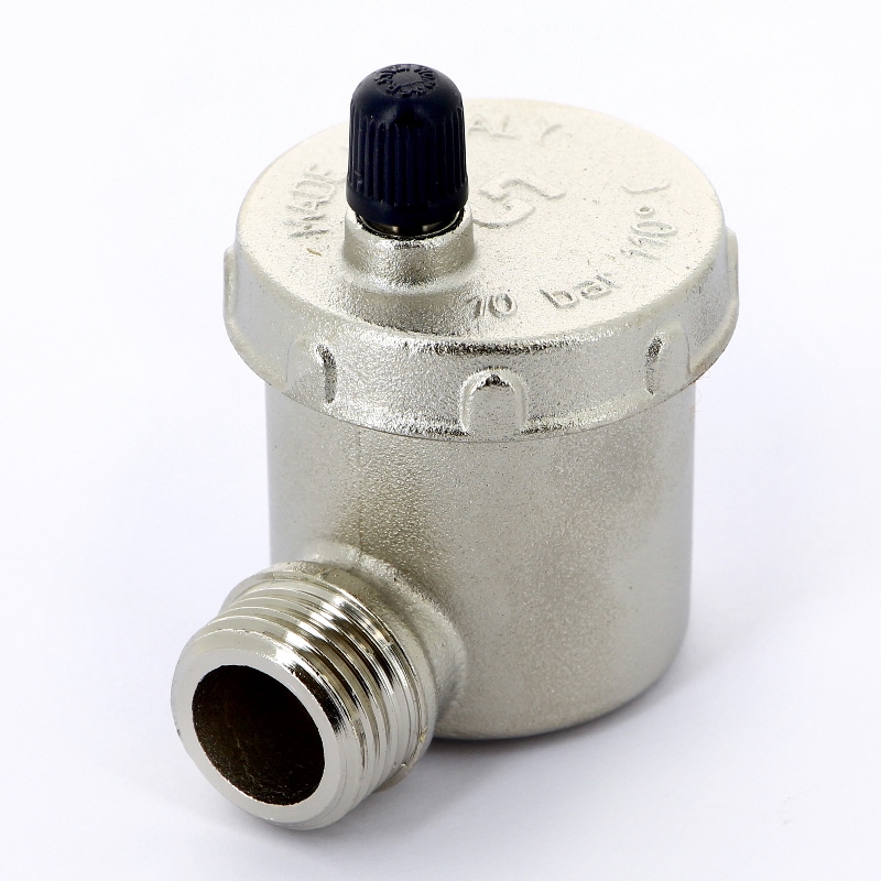 Воздухоотводчик автоматический никель угловой 1/2" UNI-FITT