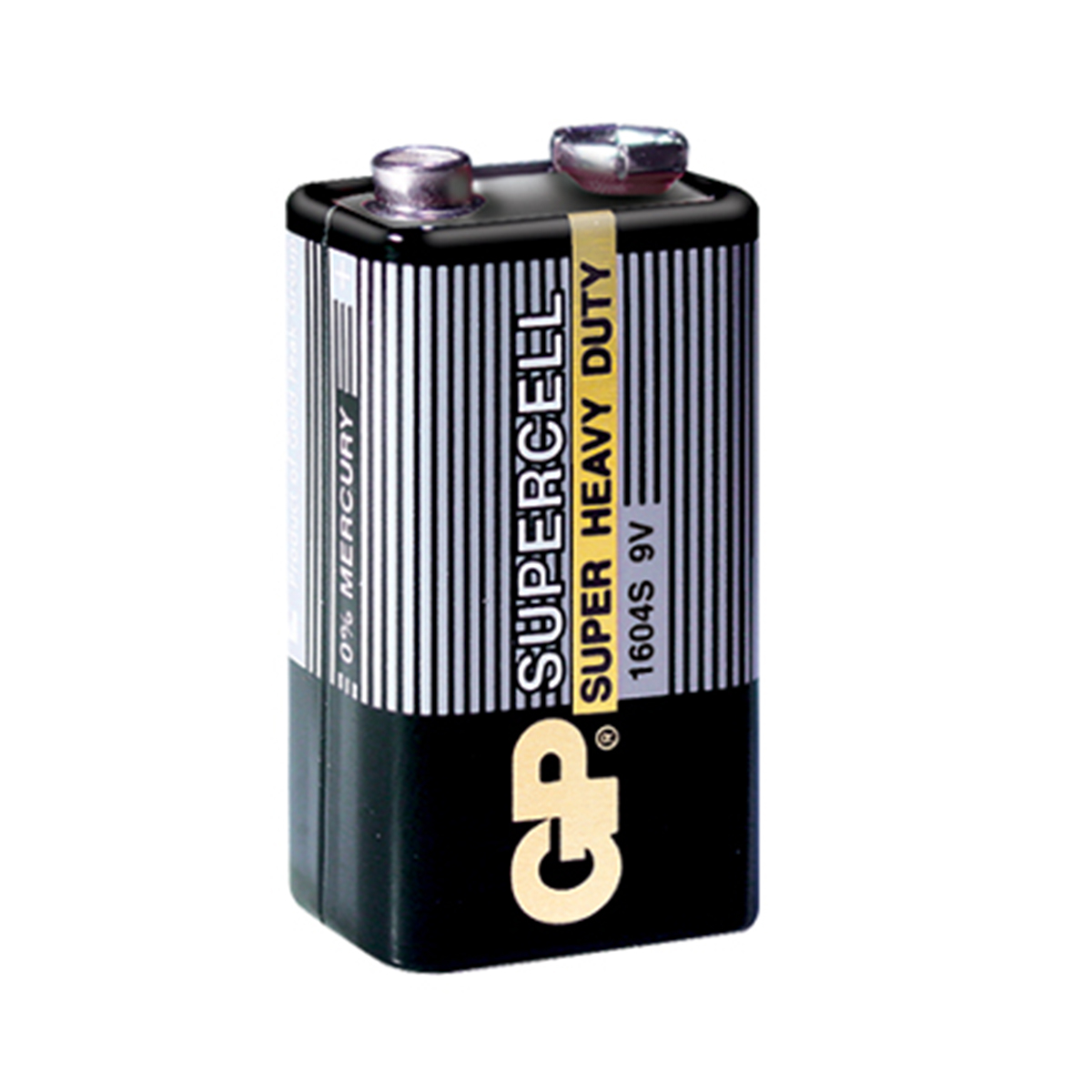 Батарейка gp supercell 1604s-b  крона (1 шт. в слюде) (10/500)