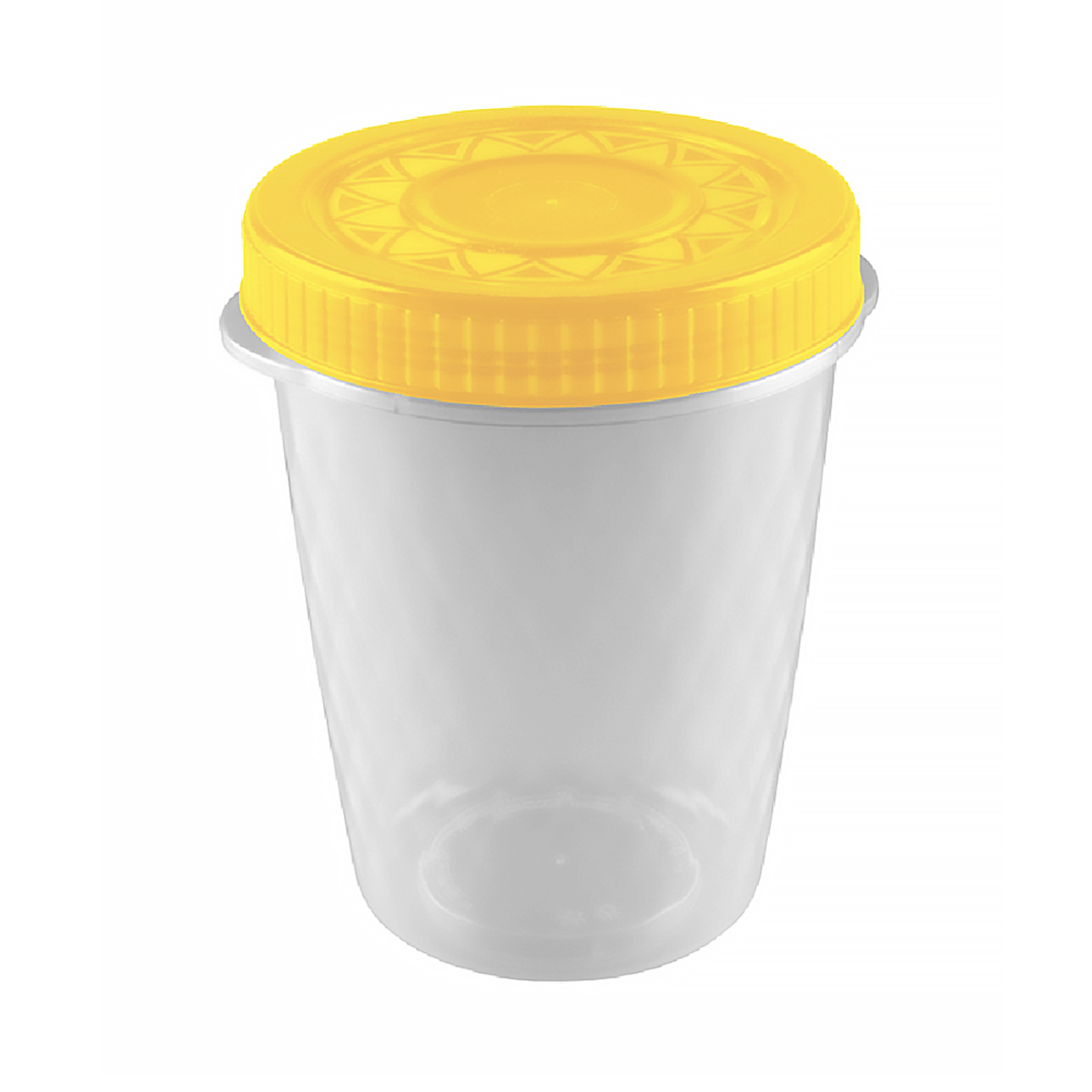 Банка с крышкой "кристалл" 1,1 л (1/30) "бытпласт"