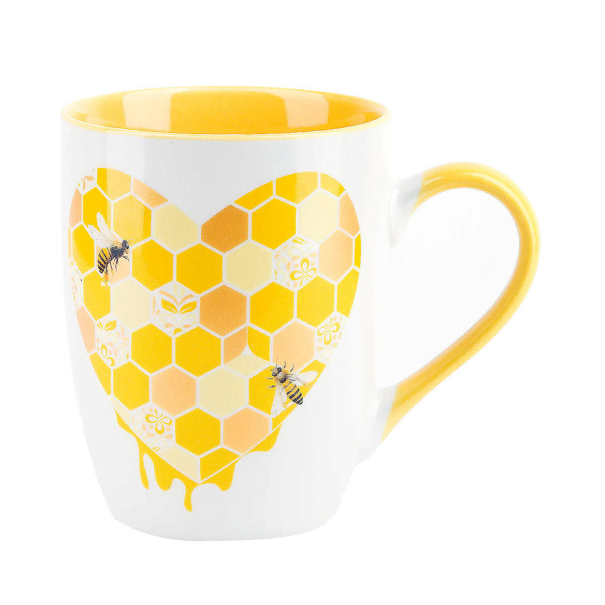 Кружка "sweet honey" 360 мл, фарфор (1/12/48) "polystar collection" 2410041