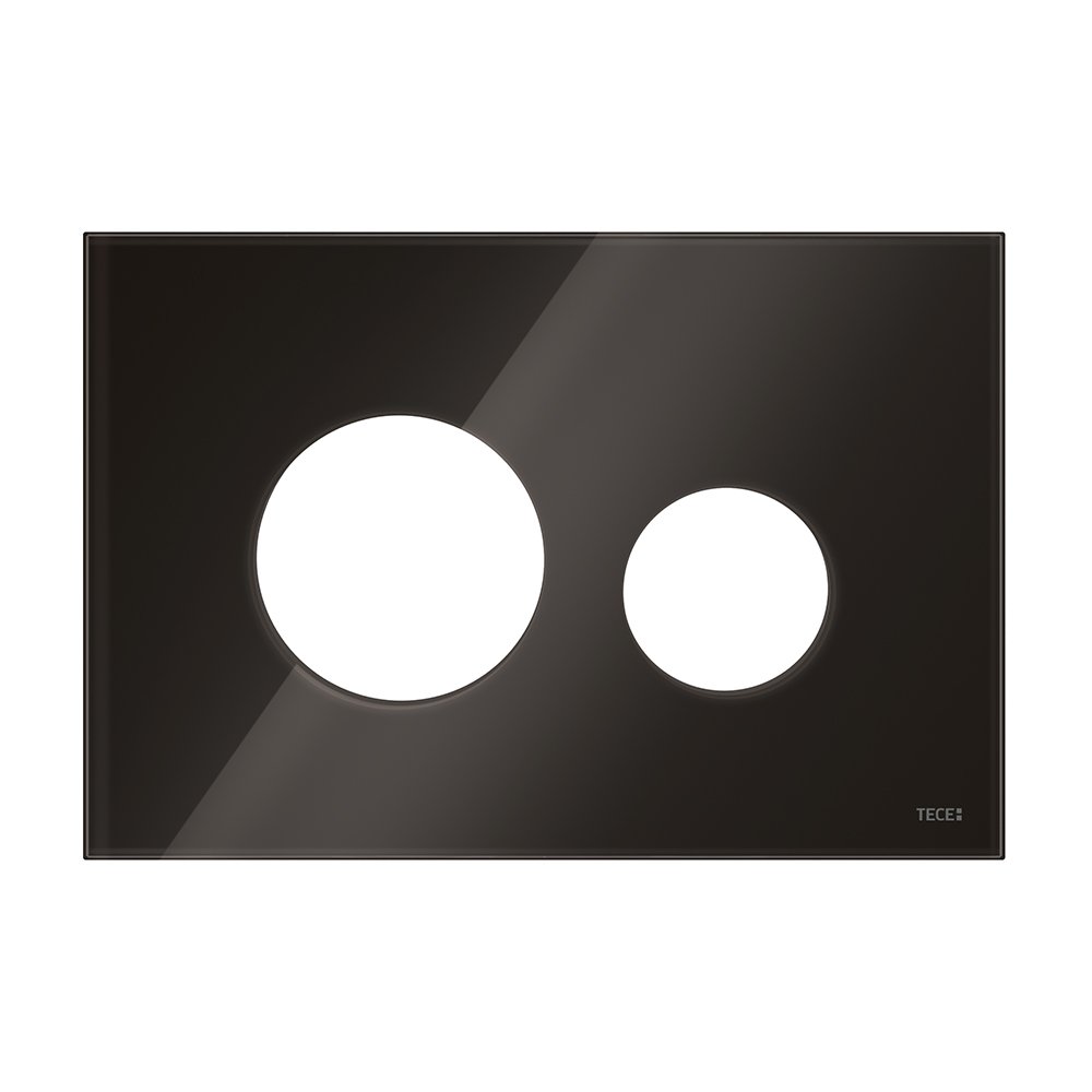 Стеклянная лицевая панель смыва TECEloop modular коричневая для инсталляции 150 x 220 x 11 мм