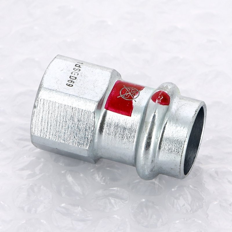 Муфта пресс-В 18x1/2" оцинкованная сталь Prestabo VIEGA