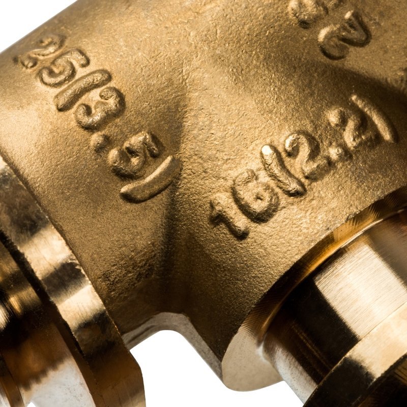 Тройник переходной 25 x 16 x 25 аксиальный для труб PE-X STOUT