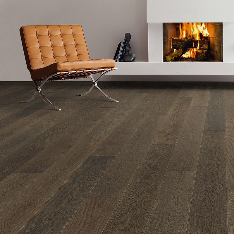 Паркетная доска Haro Series 4000 (5G) 539088 Дуб Камышово-Коричневый Маркант брашированный однополосный 4V2200 x 180 x 13.5мм