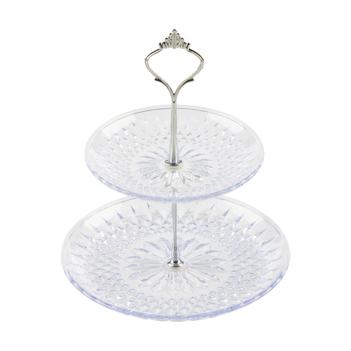 Блюдо 2-х ярусное "camilla" пласт. (1/48) "mallony"