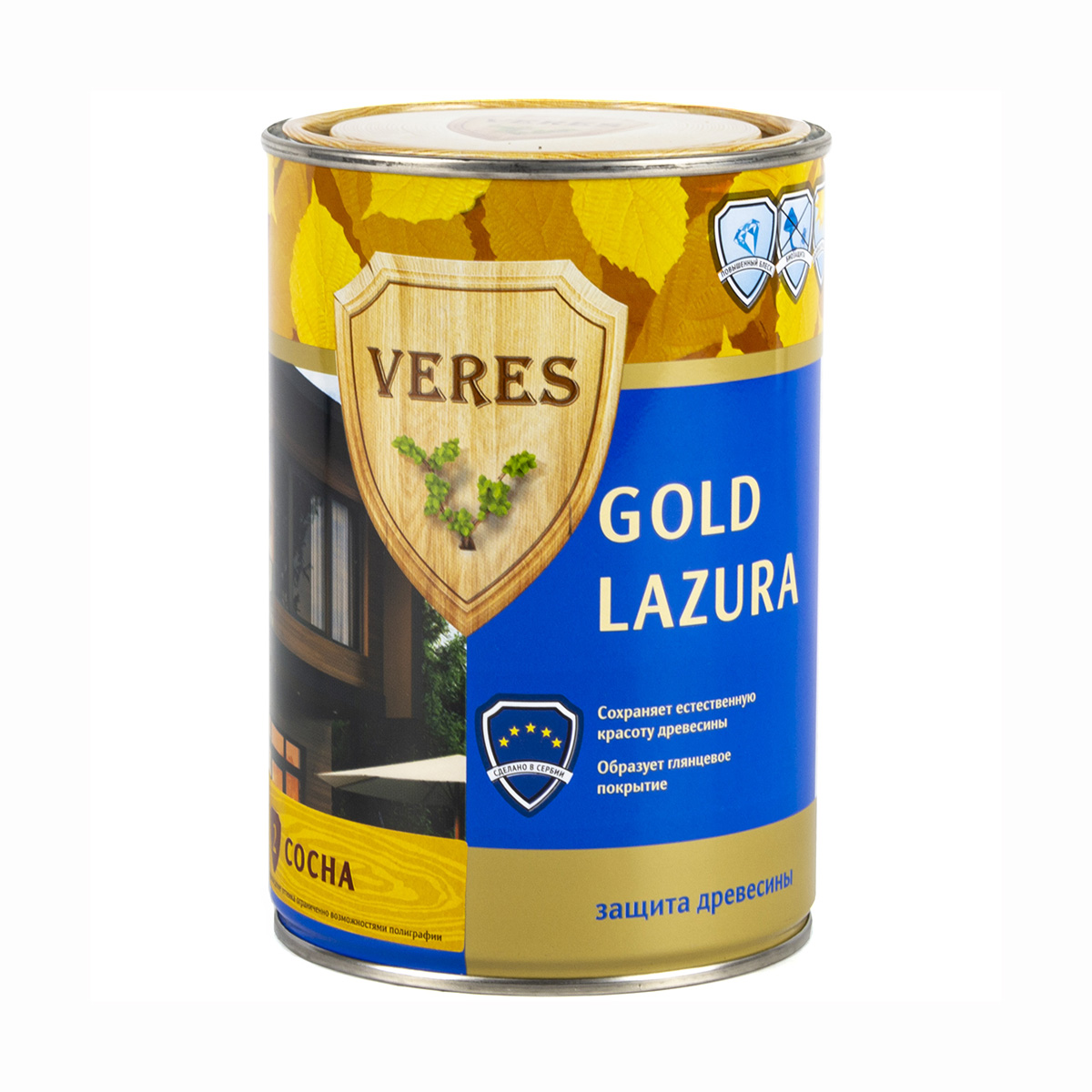 Верес gold № 2 сосна  0,9 л (1/6) "veres"