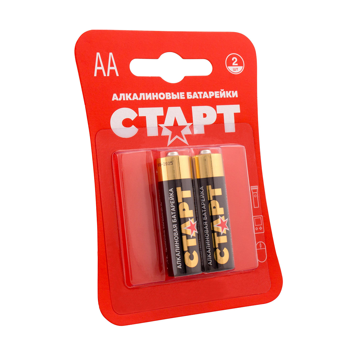 Батарейка "старт" lr6-bl2 тип аа (2 шт. в блистере) (20/360)