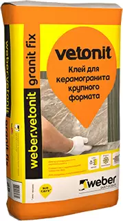 VETONIT GRANIT FIX клей плиточный c керамогранитом для вн.и нар. работ (25кг)