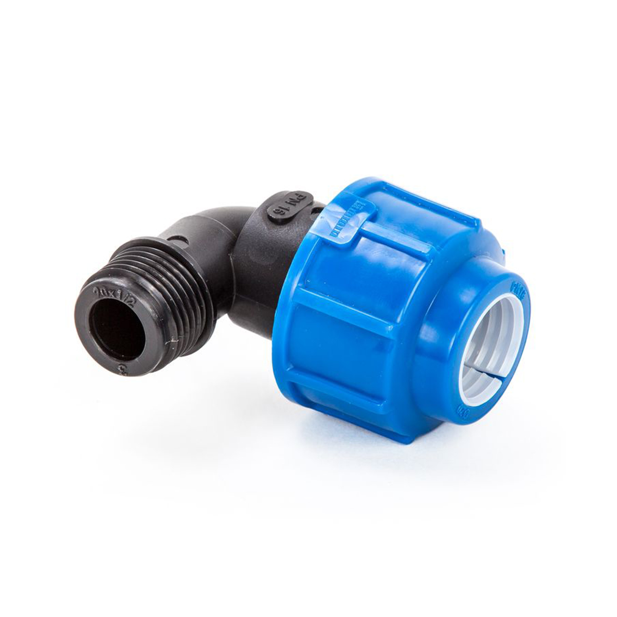 Отвод компрессионный для пнд труб наружн. резьба 20 x 1/2" (60/480) "lammin"