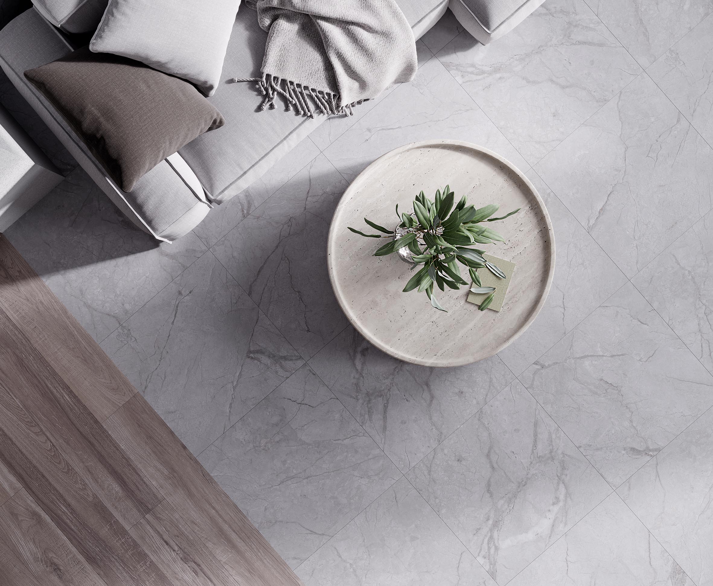 Antalya grey керамогранит полированный 60x120