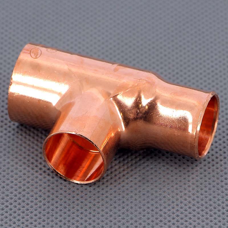 Тройник переходной под пайку 22 х 18 х 18 мм VIEGA медный