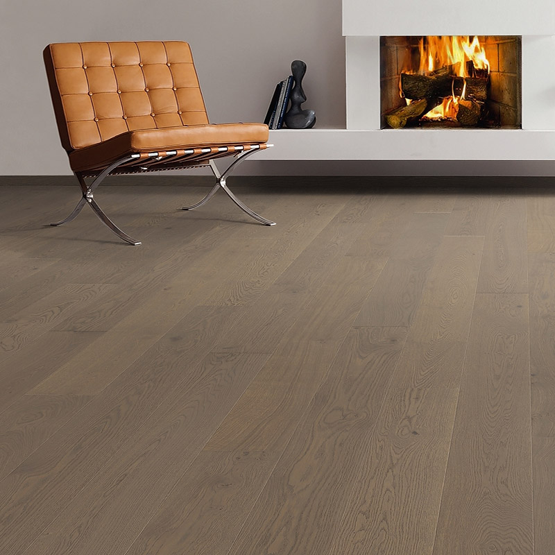 Паркетная доска Haro Series 4000 (5G) 538946 Дуб Ракушечно-Серый Маркант брашированный однополосный 4V2200 x 180 x 13.5мм