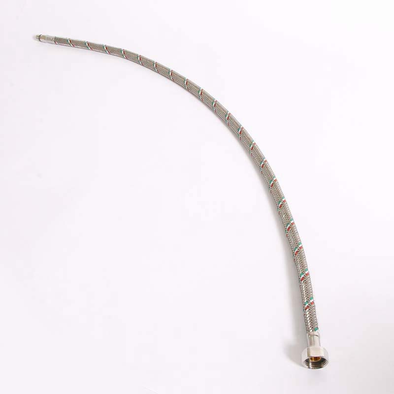 Подводка для смесителя из нержавеющей стали М10х1 НВ 1/2" UNI-FITT 80см