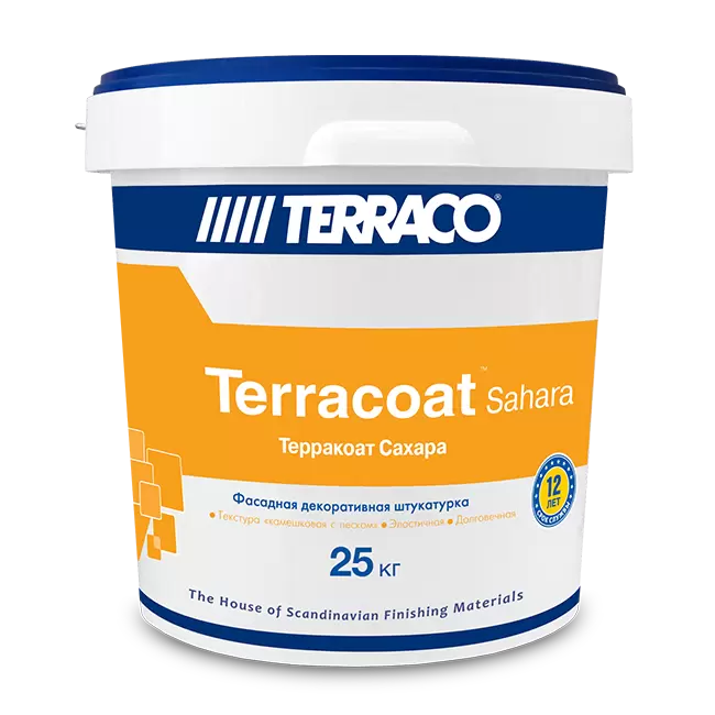 Terraco Sahara / Террако Терракоат Сахара камешковая эластичная декоративная штукатурка