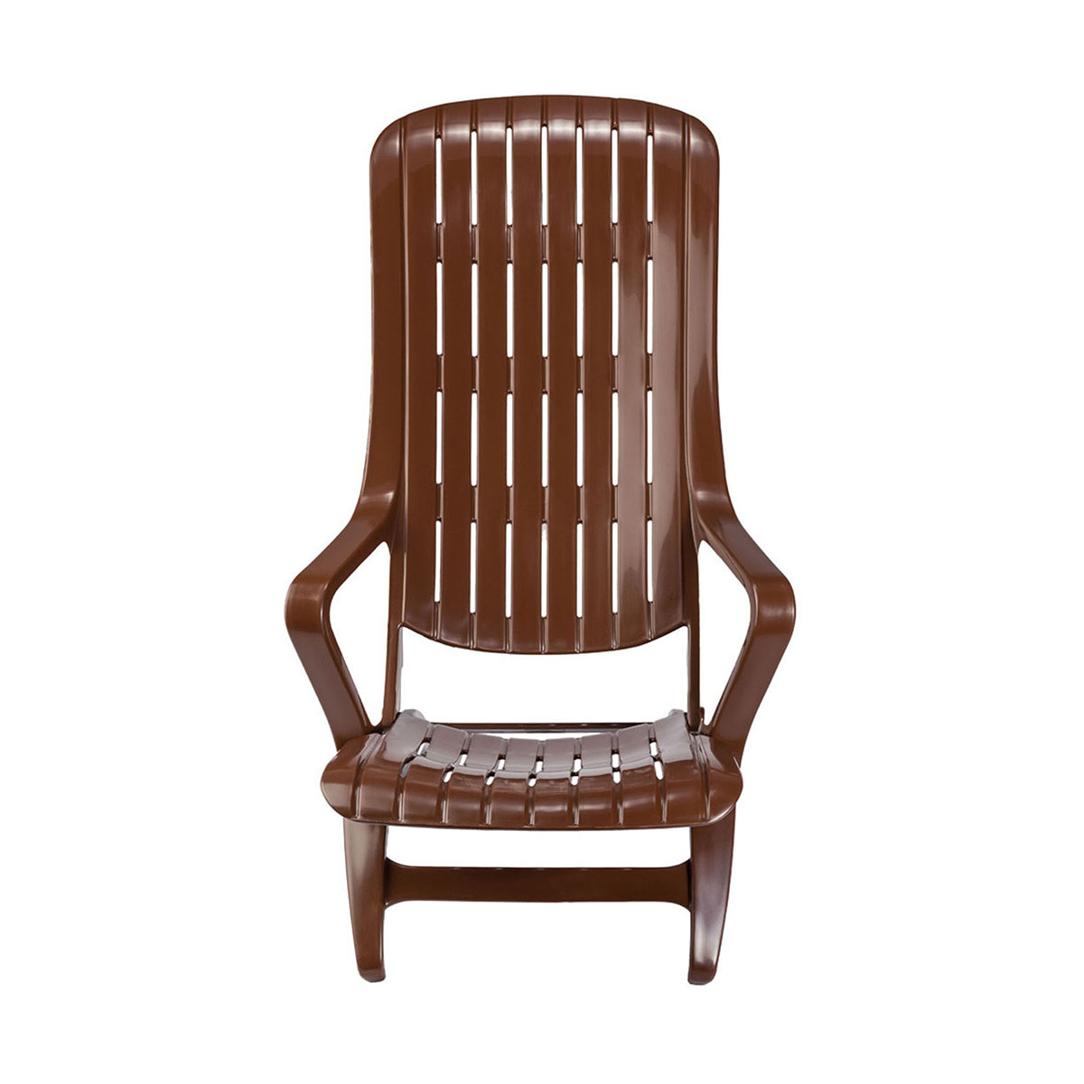 Кресло-шезлонг пласт. (шоколад) (1) "стандарт пластик"