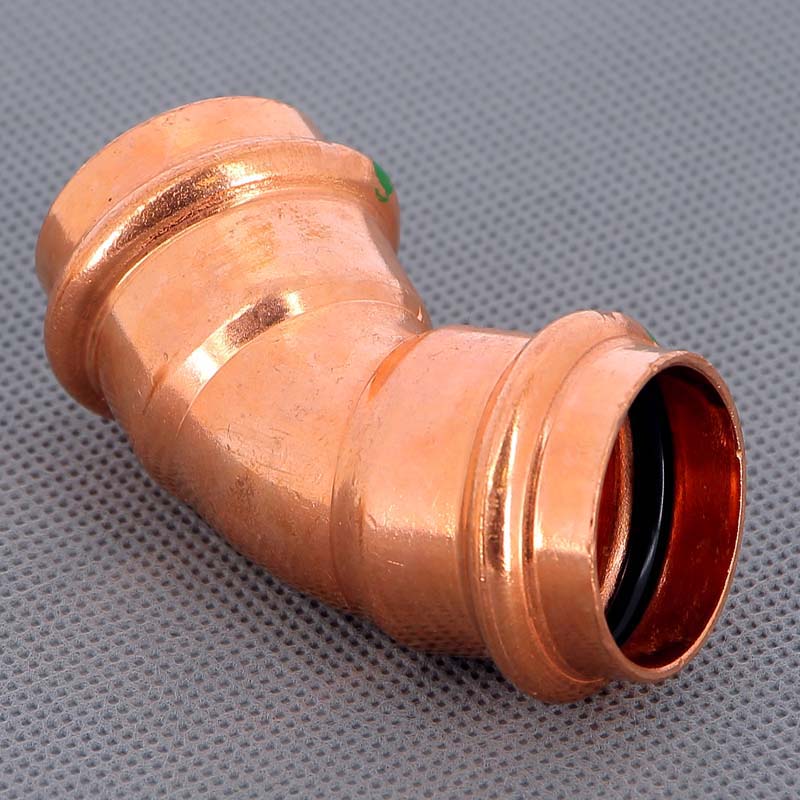 Угол 45° пресс медный Profipress VIEGA 28