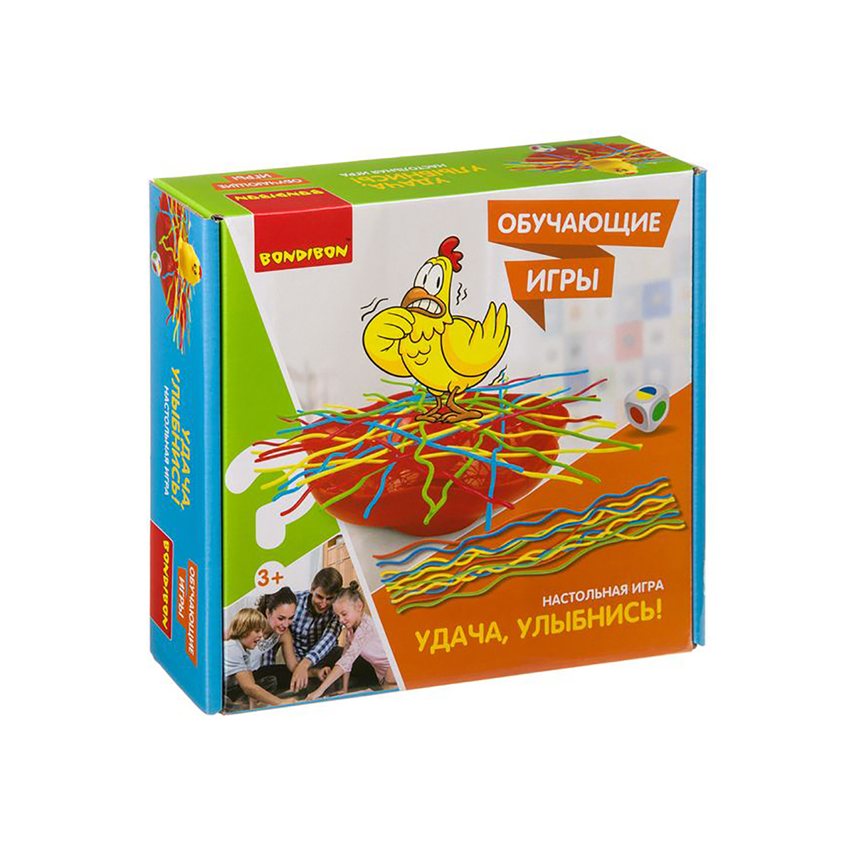 Игра обучающая "удача, улыбнись!" "bondibon" вв3567