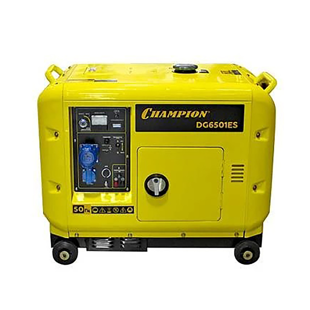 Генератор дизельный dg6501es+ats "champion"
