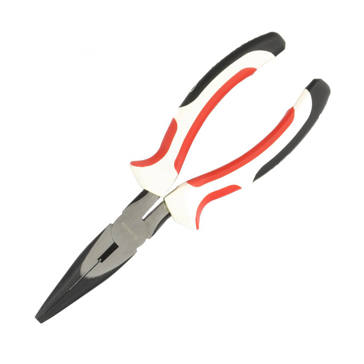 Длинногубцы прямые "premium" 180 мм трехкомп. ручка (1/60) "matrix"