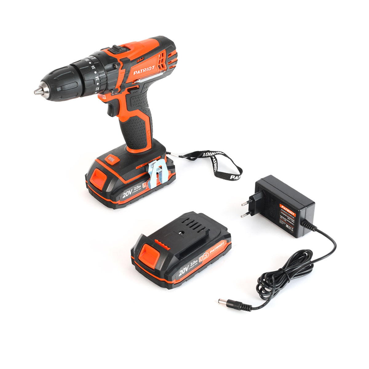 Дрель-шуруповерт аккум. br 201ues-h (1/10) "patriot" 180201205