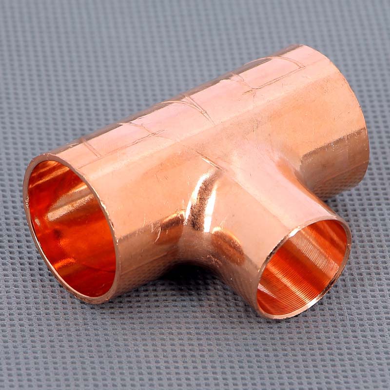 Тройник переходной под пайку 28 х 22 х 28 мм VIEGA медный