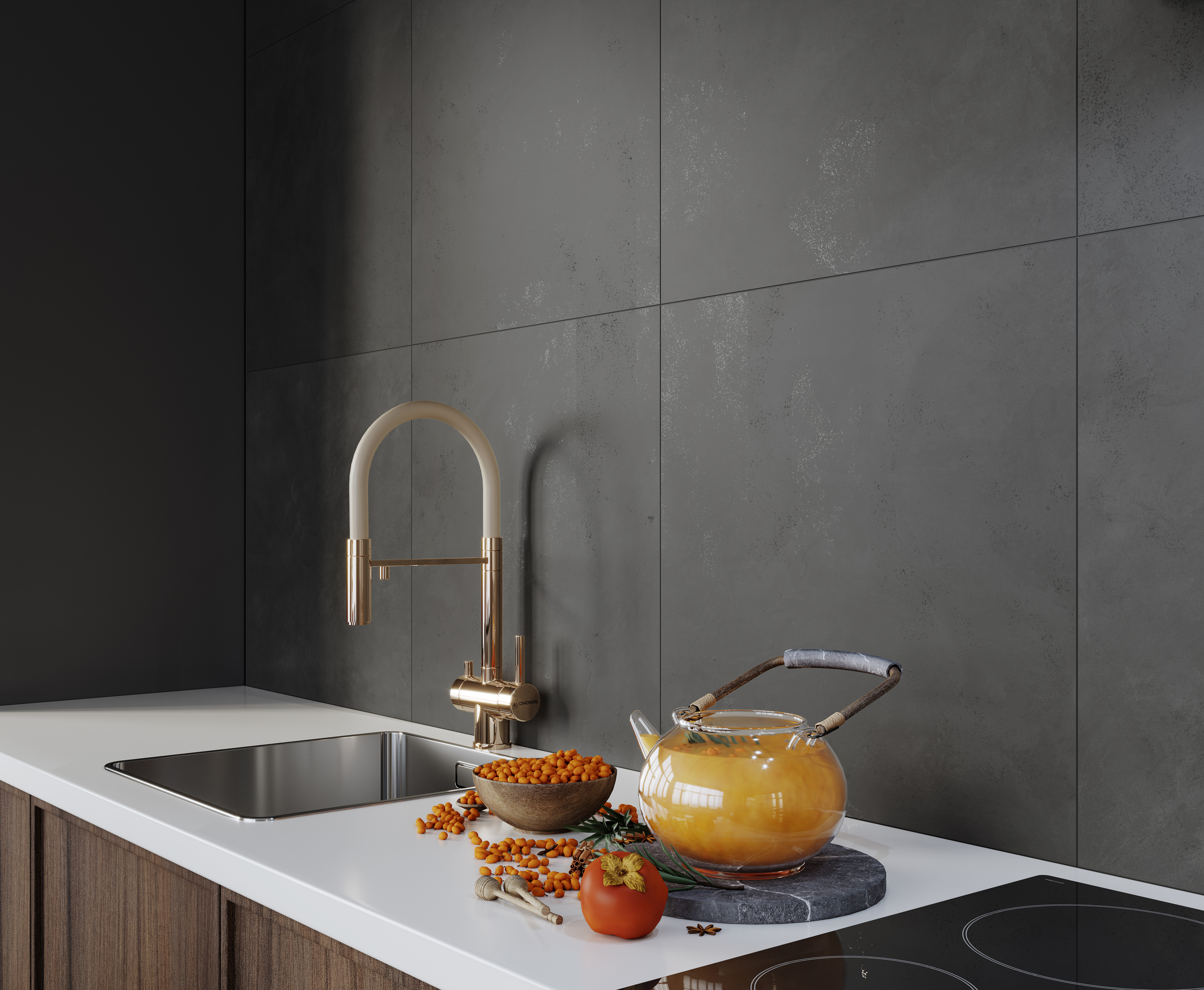 Evolution gris керамогранит серый 60х119,5 матовый карвинг 59,50x119,10