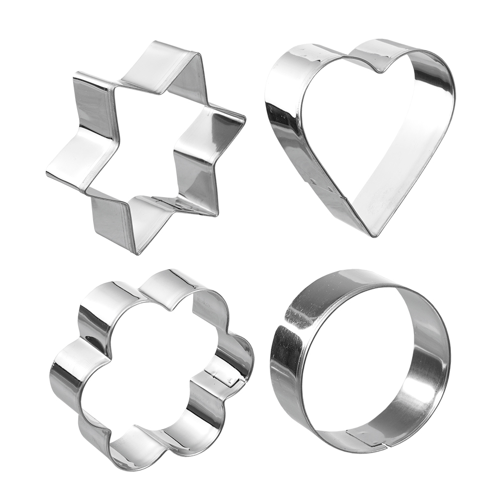 Формы для печенья "классика" набор 4 шт, нержав. (1/24) "marmiton" 17060