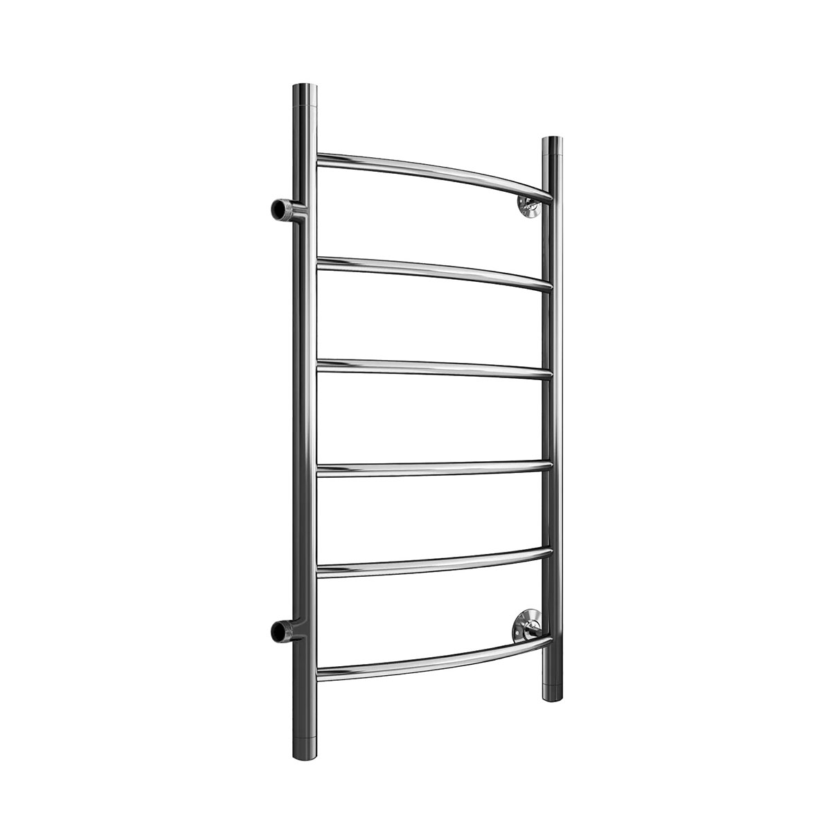 Полотенцесушитель водяной вид 4 "лесенка" 500*600 боковое подключ. 500 (хром) (1) "маргроид"