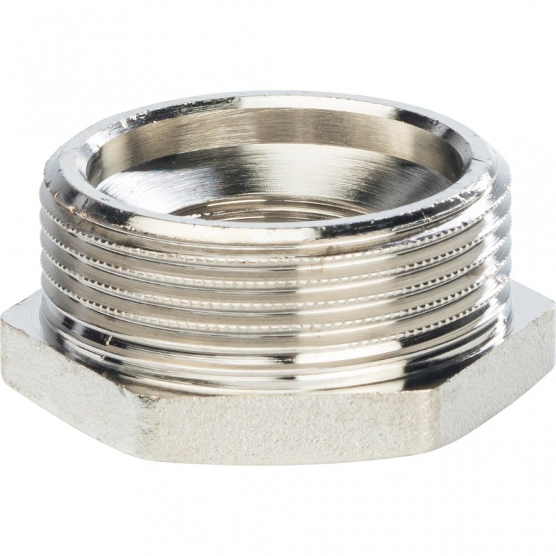 Футорка редукционная НВ 1" x 1/2" никель STOUT