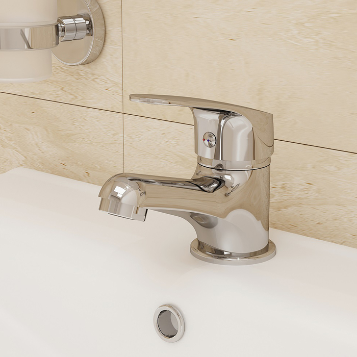 Смеситель для умывальника  simp (1/12) "milardo" simsb00m01