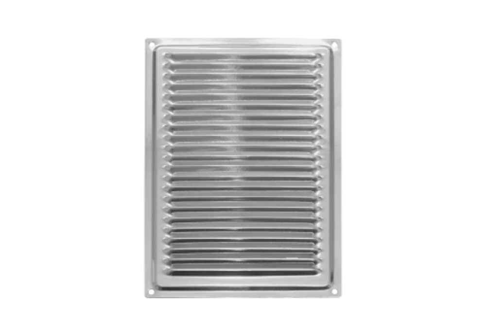 Решетка с сеткой 170 х 240 хром (50) домарт