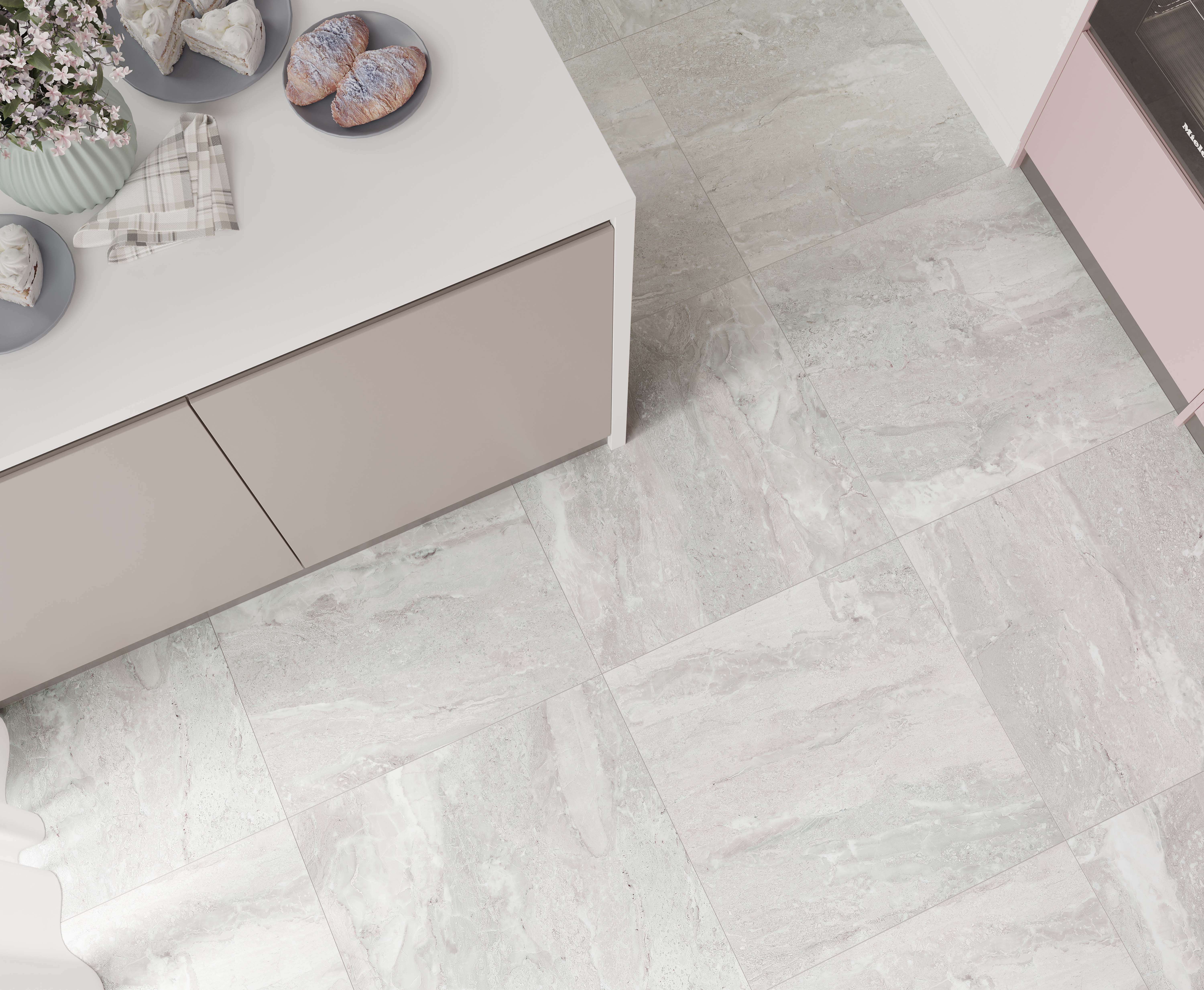Gala pearl керамогранит светло-серый матовый 60x60