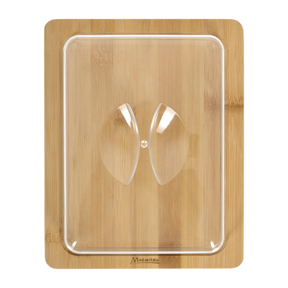 Контейнер для продуктов 25,5*20 см бамбук с крышкой (1/10) "marmiton" 17629