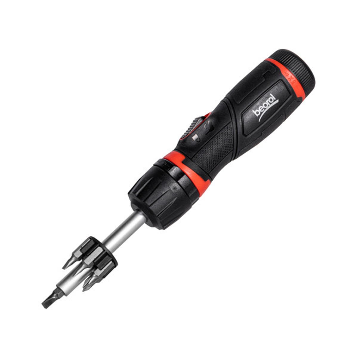 Отвертка-трещотка с набором бит, 13 предметов (1/6/36) "beorol"