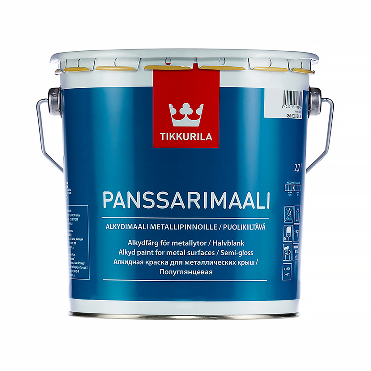 Панссаримаали база с  2,7 л (1) эмаль антикор. для металла п/глянц. "тиккурила"