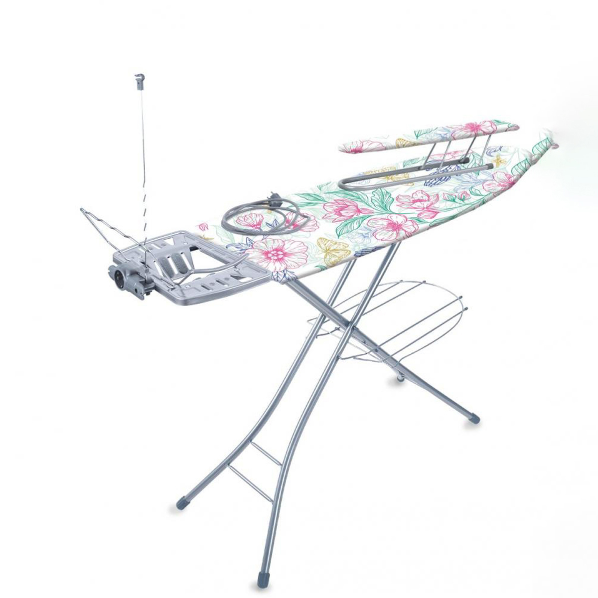 Доска гладильная "эльза де люкс" 122 х 40 см (1/3)  металл  "ника"