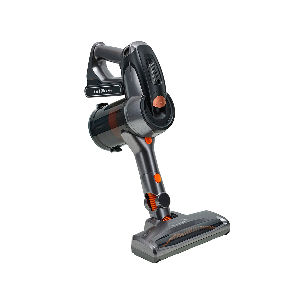 Пылесос вертикальный pvcs 1101 "handstickpro" беспроводной (серый/оранжевый) (1/2) "polaris"