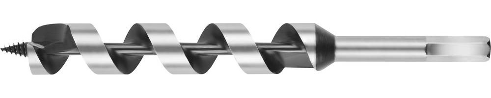 URAGAN 25 x 235/160 мм, шестигранный хвостовик, сверло левиса по дереву (29465-235-25)