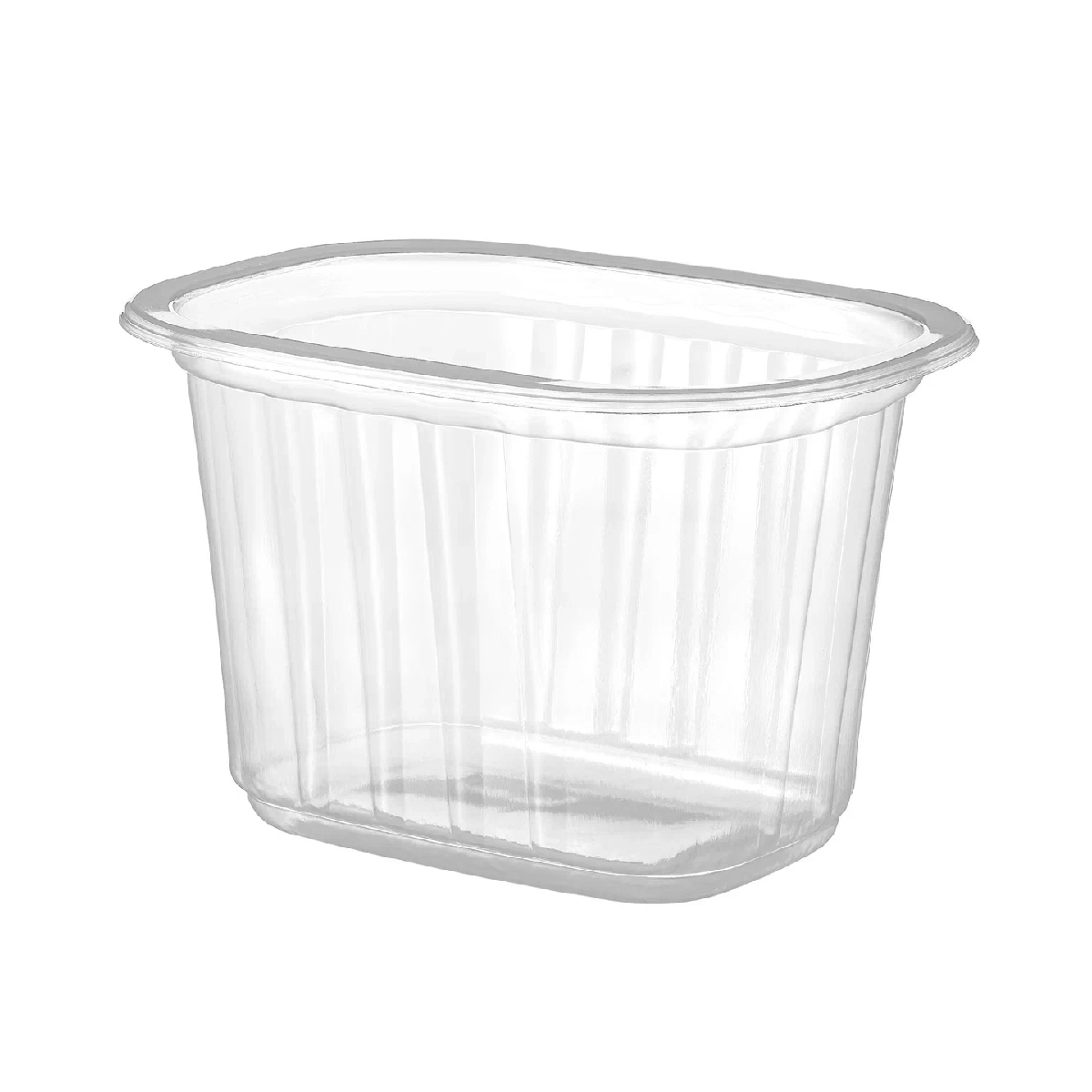 Контейнер одноразовый пласт. 0,25 л  108*82*70 мм упак. 50 шт. (1/30) "стандарт пластик"