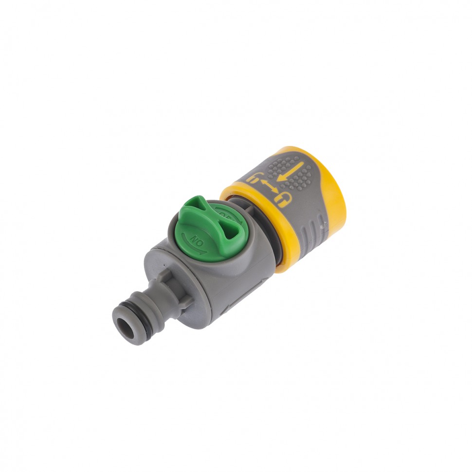 Соединитель штуцерный с переключателем Palisad Luxe (66248)